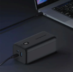 Powerology Onyx 20000mAh (PPBCHA19) — 65W Dual USB-C Power Bank, LED Display, Fast-Charge Laptop & Multi-Device Portable Charger (Black) - Image 3