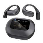 Powerology Open-Ear Wireless Stereo Earbuds PW07-PLAY 007 – Bluetooth 5.3, 2.01" OLED Touch Display,
