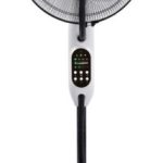 Powerology PMFAN75W 16" Tilt & Oscillating Mist Fan with Humidifier – 75W, 2.8L Tank, 3-Speed Settings – Ideal for Oman Climate,