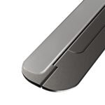Powerology Ultra-Thin Aluminium Laptop Stand (PAFPLSGY) – 3mm Slim, Foldable, Supports Up to 15" Devices, - Image 2