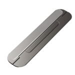 Powerology Ultra-Thin Aluminium Laptop Stand (PAFPLSGY) – 3mm Slim, Foldable, Supports Up to 15" Devices, - Image 3