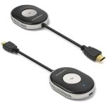 Powerology Wireless HDMI Direct Mobile Streaming Audio Video HD MTBK – 4K/1080p Resolution, 60fps, 50m Range, Low Latency,