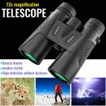 Professional 10x42 HD Binoculars with BAK4 Prism & FMC Lens – Waterproof, Fog-Proof, Ideal for Bird Watching, Hunting, and Outdoor Activities- Price in Oman - Image 3