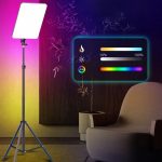 Professional Photography RGB Fill Light PM-60 – 36W LED Panel with Remote Control & Tripod, - Image 4