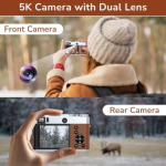 Promage 5K 48MP Dual Screen Digital Camera PC225 – Combo Kit for Vlogging & Content Creation - Image 4