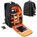 Puluz Camera Bag Shoulder Backpack EW00165 – Waterproof DSLR & Mirrorless Pack with Tripod Support – - Image 2