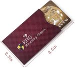 RFID Blocking Credit Card Protector Sleeve OP 22 – Anti‑Skimming Card Security - Price in Oman