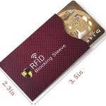RFID Blocking Credit Card Protector Sleeve OP 22 – Anti‑Skimming Card Security - Price in Oman