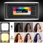 RGB Pocket Video Light AY-72 — Rechargeable Mini RGB Fill Light (2600-5600 K), Portable 3.7 W Panel - Image 3