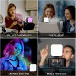 RGB Pocket Video Light AY-72 — Rechargeable Mini RGB Fill Light (2600-5600 K), Portable 3.7 W Panel - Image 4