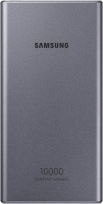 “Samsung 10000 mAh 25 W Super Fast USB‑C Portable Battery Pack (EB‑P3300) – Dual USB‑C & USB‑A Outputs, Fast & Wireless Charging –
