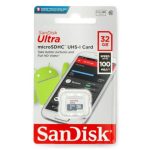 SanDisk Ultra 32GB microSDHC UHS-I Memory Card – High-Speed Class 10 with SD Adapter