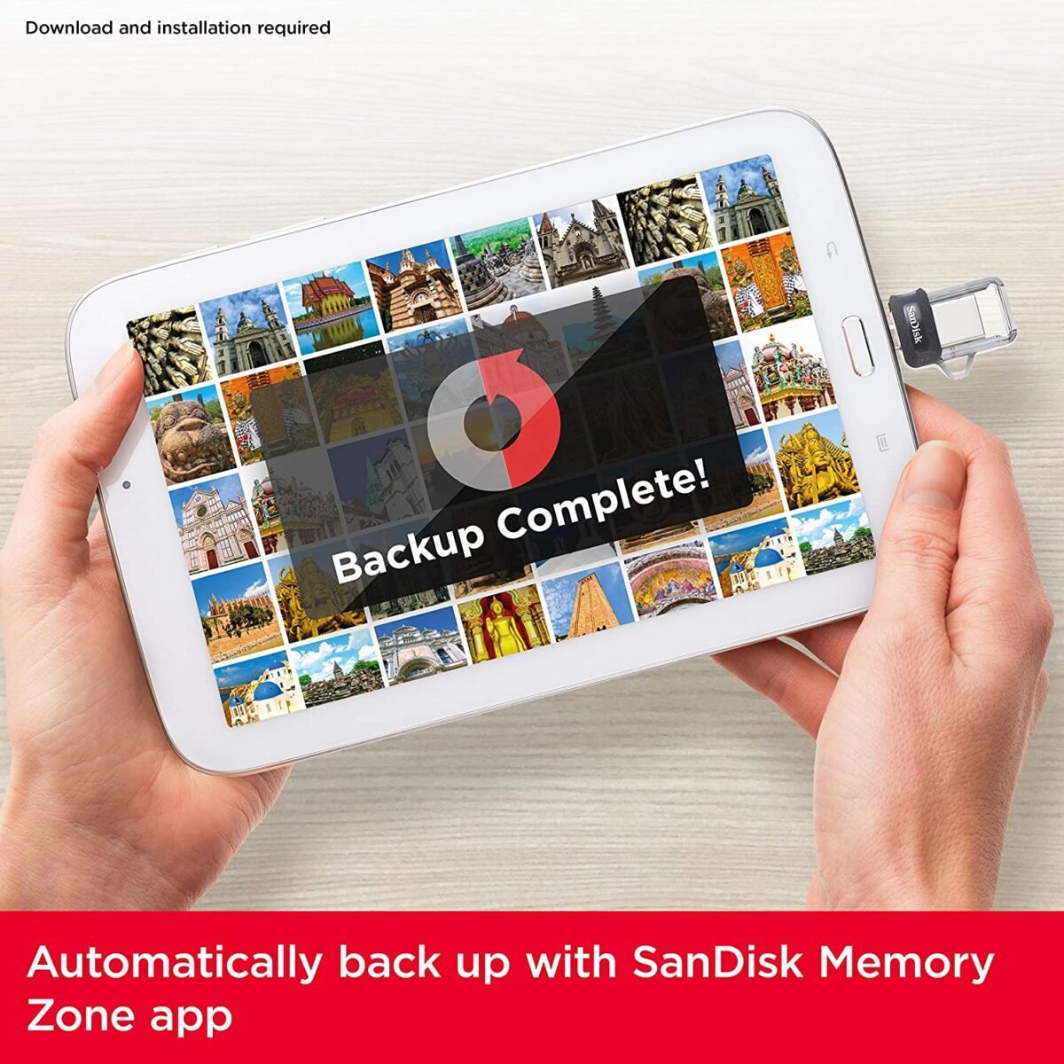 SanDisk Ultra Dual Drive m3.0 16GB USB 3.0 OTG Flash Drive – High-Speed, Dual Connector, Secure Storage - Image 3