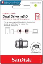 SanDisk Ultra Dual Drive m3.0 64GB USB 3.0 OTG Flash Drive – High-Speed, Dual Connector, Secure Storage, - Image 3