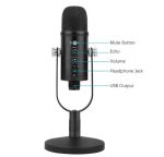 Sensitive Prof Condenser USB Type-C Microphone – High Sensitivity Professional USB-C Mic for Streaming & Recording
