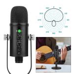 Sensitive Prof Condenser USB Type-C Microphone – High Sensitivity Professional USB-C Mic for Streaming & Recording - Image 3