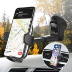 SH-3100 Universal Car Mobile Holder – 360° Rotatable Dashboard & Windshield Phone Mount with Strong Silicone Suction - Image 3