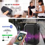 Shidu SOA391 Portable Voice Amplifier – 10W Output, Rechargeable, Bluetooth, TF/USB Support - Image 3