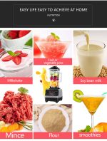 Silver Crest 4500W High-Power Blender – 2L Capacity, 15-Speed Settings, Stainless Steel Blades, Ideal for Smoothies, Ice Crushing, - Image 3