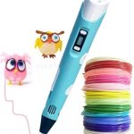 Sky Gadgets 3D Printing Pen with LCD Display – Adjustable Temperature & Speed –