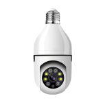 Smart Bulb Camera SCB512 – 1080P HD, 360° Pan & Tilt, WiFi, Night Vision, Two-Way Audio, Motion Detection