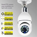Smart Bulb Camera SCB512 – 1080P HD, 360° Pan & Tilt, WiFi, Night Vision, Two-Way Audio, Motion Detection - Image 7