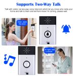 Smart Doorbell with Camera MNB3 – Wireless WiFi Video Doorbell with HD Video, Motion Detection, and Mobile App Control - Image 8