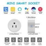 Smart Plug 2 Pack – Wi-Fi Enabled Mini Smart Socket Compatible with Alexa & Google Assistant – Remote Control, Timer Function - Image 2