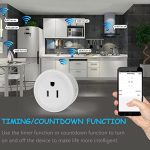 Smart Plug 2 Pack – Wi-Fi Enabled Mini Smart Socket Compatible with Alexa & Google Assistant – Remote Control, Timer Function - Image 4