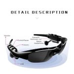 Smart Wear Glasses Bluetooth V4.1 – Wireless Hands-Free Audio Eyewear with Built-in Mic and Speaker