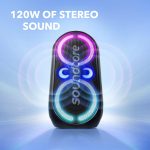 Soundcore Rave Party 2 120 W Portable Party Speaker (A3399H11) – BassUp, Light Show & PartyCast | - Image 3