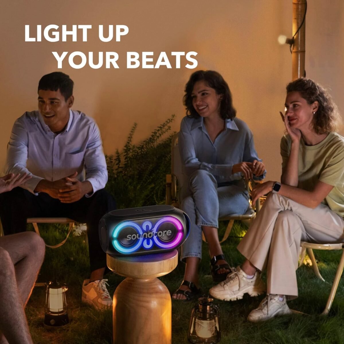 Soundcore Rave Party 2 120 W Portable Party Speaker (A3399H11) – BassUp, Light Show & PartyCast | - Image 6