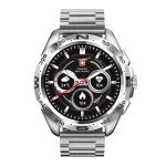 Swiss Military DOM Smart Watch (SM-WCH-DOM-M-SL) – 1.39" TFT Display, Heart Rate & Blood Pressure Monitoring, IP67 Waterproof, Metal Strap - Image 3