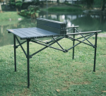 TAHAN Foldable Eggroll Lightweight Camping Table – 120 CM Portable Steel Outdoor Table for Camping, Picnic & Beach (Price In Oman) - Image 6