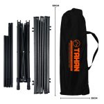 TAHAN Foldable Eggroll Lightweight Camping Table – 120 CM Portable Steel Outdoor Table for Camping, Picnic & Beach (Price In Oman) - Image 7