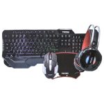 TECSA 4‑in‑1 RGB Gaming Kit UFO GK‑502 – Keyboard, Mouse, Headset & Mousepad |