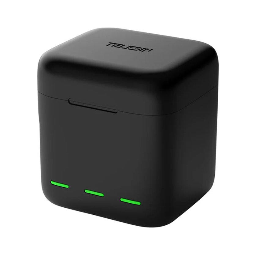 telesin-3-port-gopro-battery-charger-bcg902-gp-bcg-902-tripl.png Telesin 3-Port GoPro Battery Charger BCG902 (GP-BCG-902) – Triple Slot Fast Charging Station - Image 1