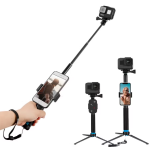Telesin GP-MNP-090-S Aluminum Monopod / Selfie Stick + Tripod for GoPro & Action Cameras