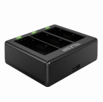 TELESIN S0-BCG-12-TGP 3-Port Charger for GoPro HERO13 – Triple Battery USB-C Charging Station (Price In Oman) - Image 4