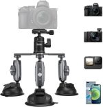 Telesin Three Arm Suction Mount TE-TSB-001 – Professional Camera Mount for GoPro & Action Cams |