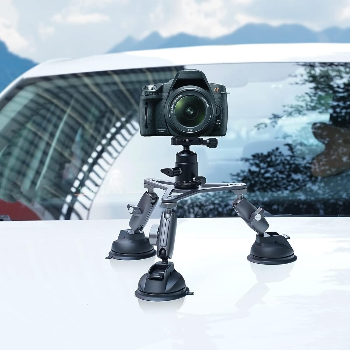 Telesin Three Arm Suction Mount TE-TSB-001 – Professional Camera Mount for GoPro & Action Cams | - Image 3