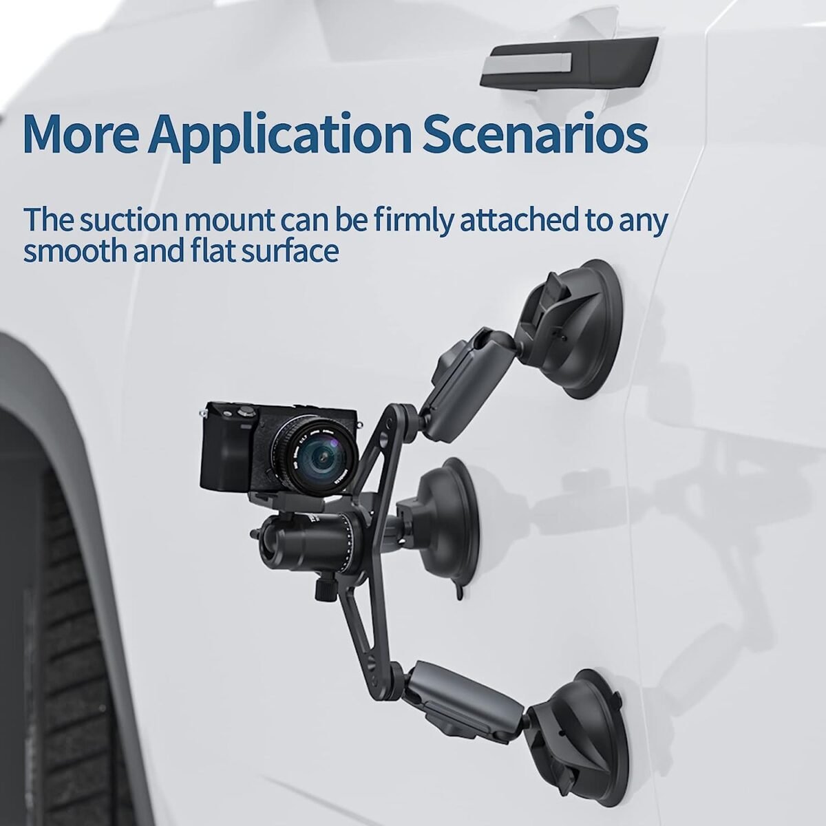 Telesin Three Arm Suction Mount TE-TSB-001 – Professional Camera Mount for GoPro & Action Cams | - Image 4