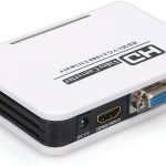 Tendak 3RCA AV & S-Video to HDMI Converter E612A – 1080P Upscaler with Audio Support for Gaming Consoles, DVD, VCR