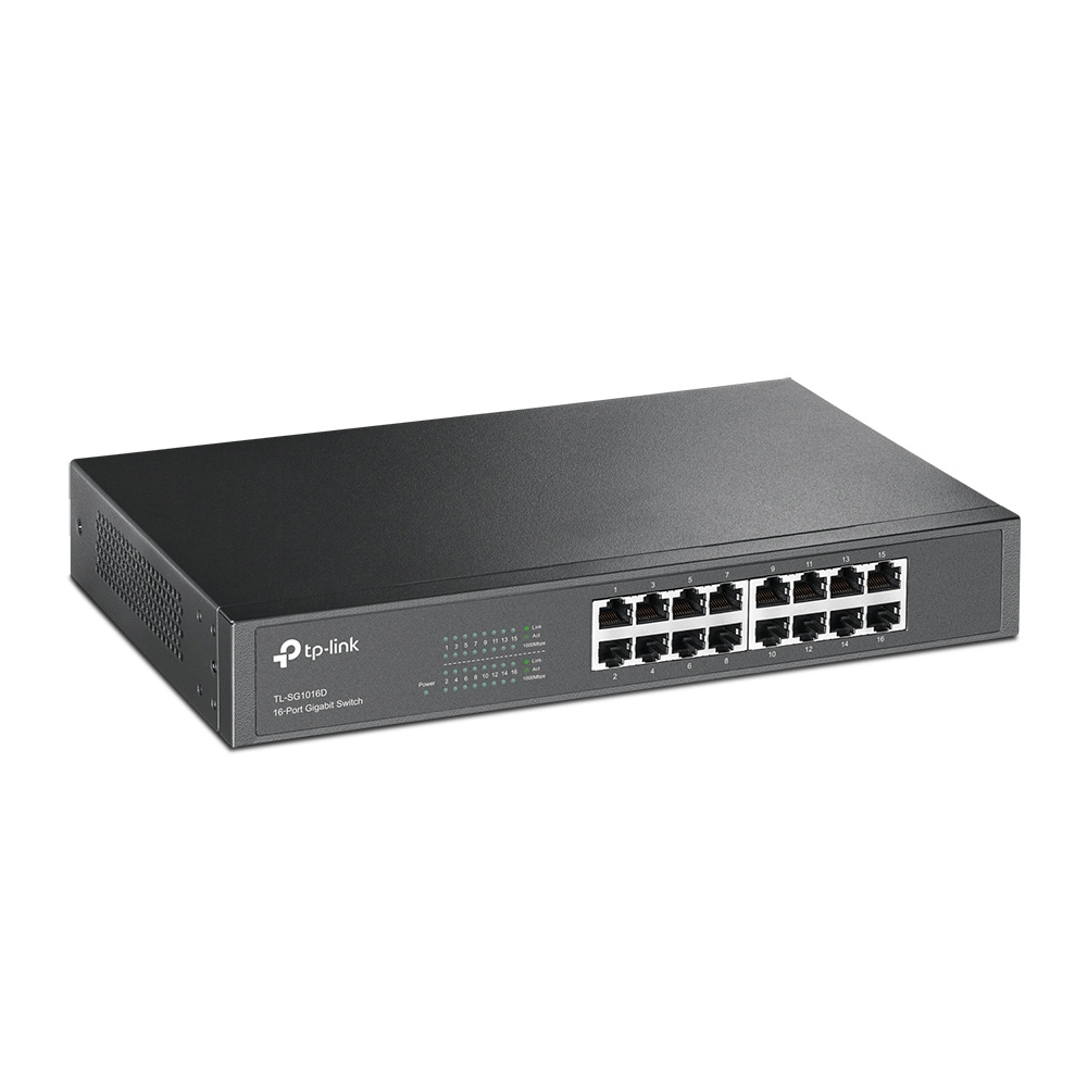 tp-link-tl-sg1016d-16-port-gigabit-desktoprackmount-switch-u.jpg TP-Link TL-SG1016D 16-Port Gigabit Desktop/Rackmount Switch – Unmanaged High-Speed Network Solution Price in Oman Muscat - Image 1