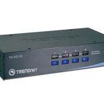 Trendnet 4‑Port PS/2 Rack Mount KVM Switch TK‑401R – Manage 4 PCs from One Console In Oman