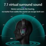 Troner G7 Gaming Headset by Langsdom – USB Wired Over-Ear Headphones Best Price In Muscat Oman - Image 2