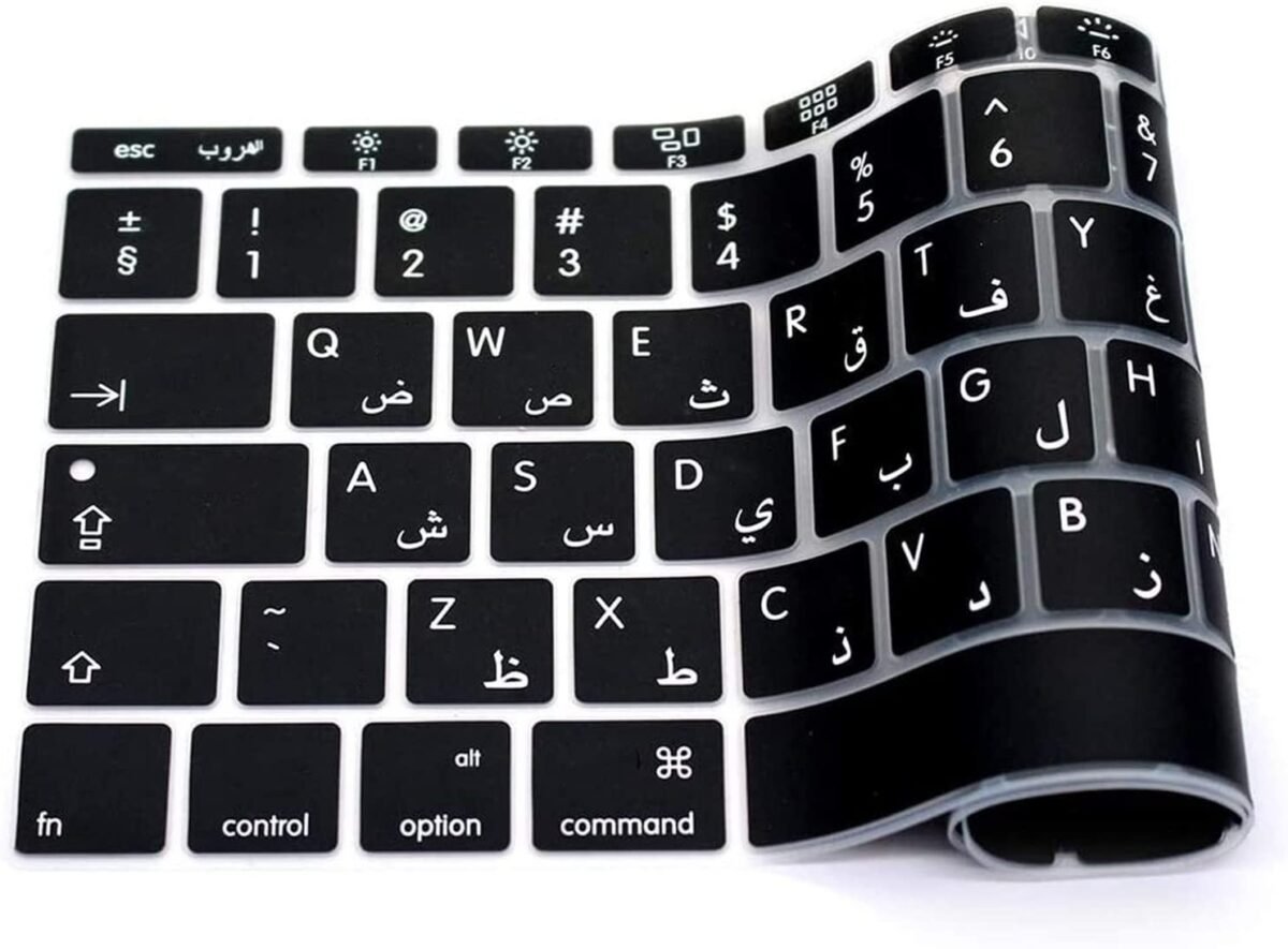 Ultra-Thin Silicone Keyboard Cover for 13-Inch MacBook (GM5J9) – Transparent, Dustproof, Washable, Backlit Compatible - Image 4
