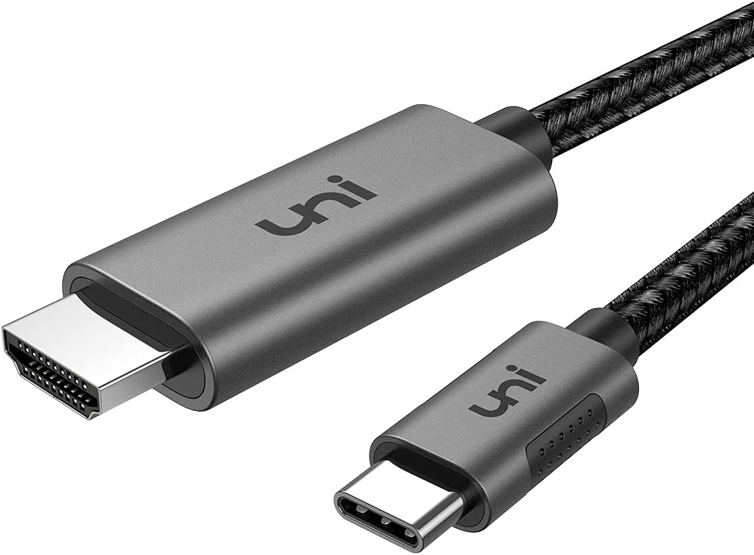 uni-usb-c-to-hdmi-cable-4k-at-60hz-thunderbolt-34-compatible.jpg UNI USB-C to HDMI Cable – 4K@60Hz, Thunderbolt 3/4 Compatible, Plug & Play – - Image 1