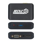 USB 3.0 to HDMI & VGA Adapter – Dual Display Video Converter for Windows –