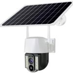 V380 VC3-W WiFi 4G Solar-Powered Outdoor Security Camera with PIR Motion Detection & Night Vision, Best Price In Muscat Oman